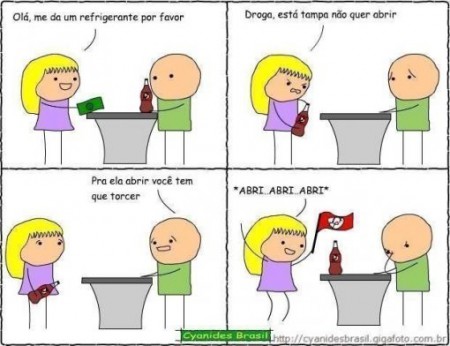 Tem que torcer...